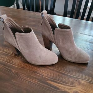 Suede booties